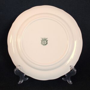   Andlovitz Guido (1900/ 1971), Designer. Italian Dinner Plate with Floral Motif.  1940/ 1965 ca.