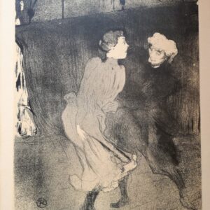 Henri de Toulouse Lautrec : Folies-Bergere – Lithography 1898 (printed later)