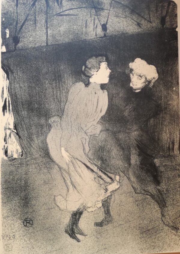 Henri de Toulouse Lautrec : Folies-Bergere - Lithography 1898 (printed later)