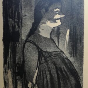 Henri de Toulouse Lautrec : Madame Abdala- Lithography 1898 (printed later)