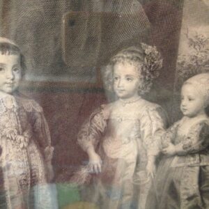 Portrait of the three sons of Charles I Prince of Wales. After A. Vandick. 1800s