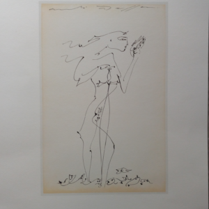 Andrè Masson – “Jeune fille à l’epee” – 1960  Lithography